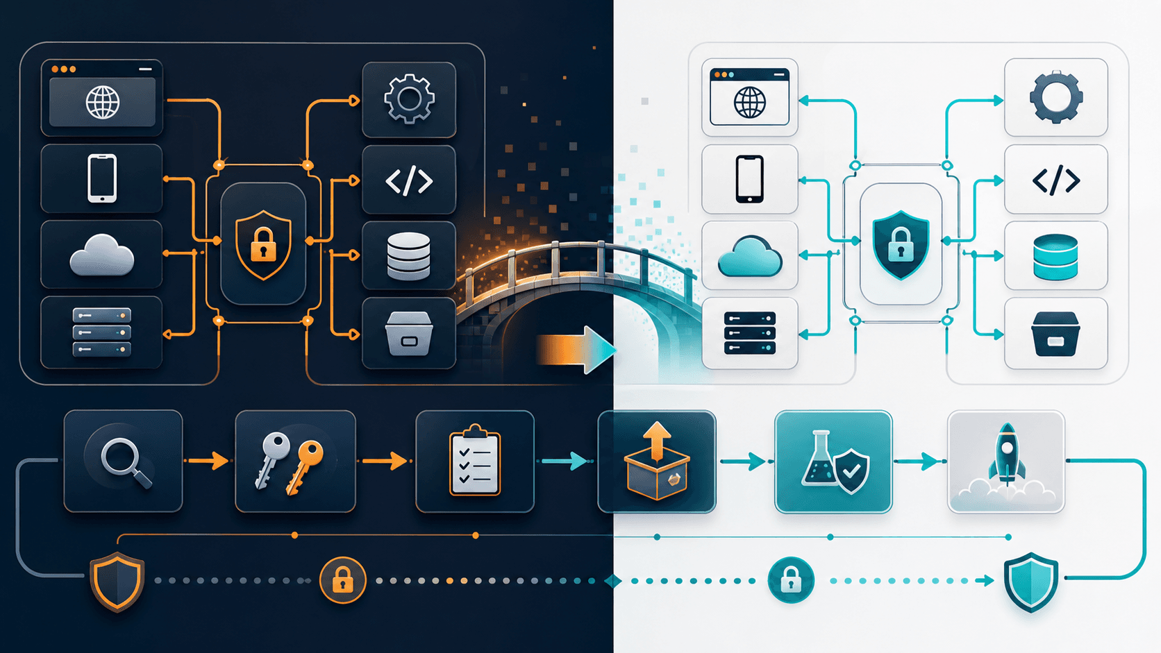 Migration from current encryption to post-quantum security